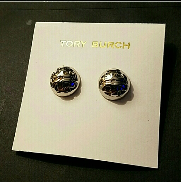 Tory Burch dome stud earrings - Picture 2 of 3
